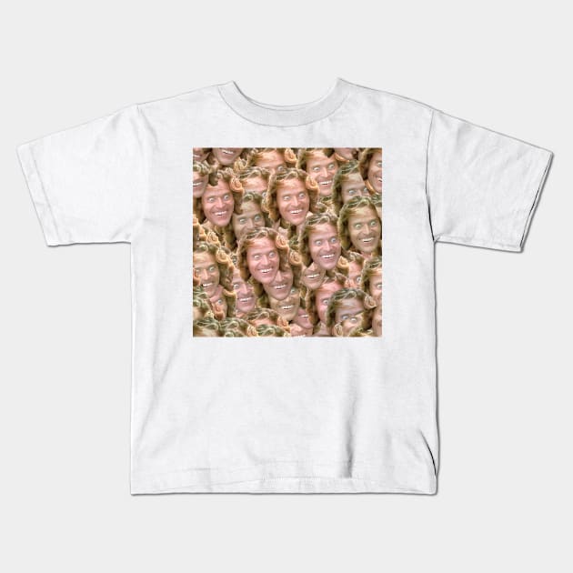 Crazy Willem Dafoe Kids T-Shirt by DankFutura